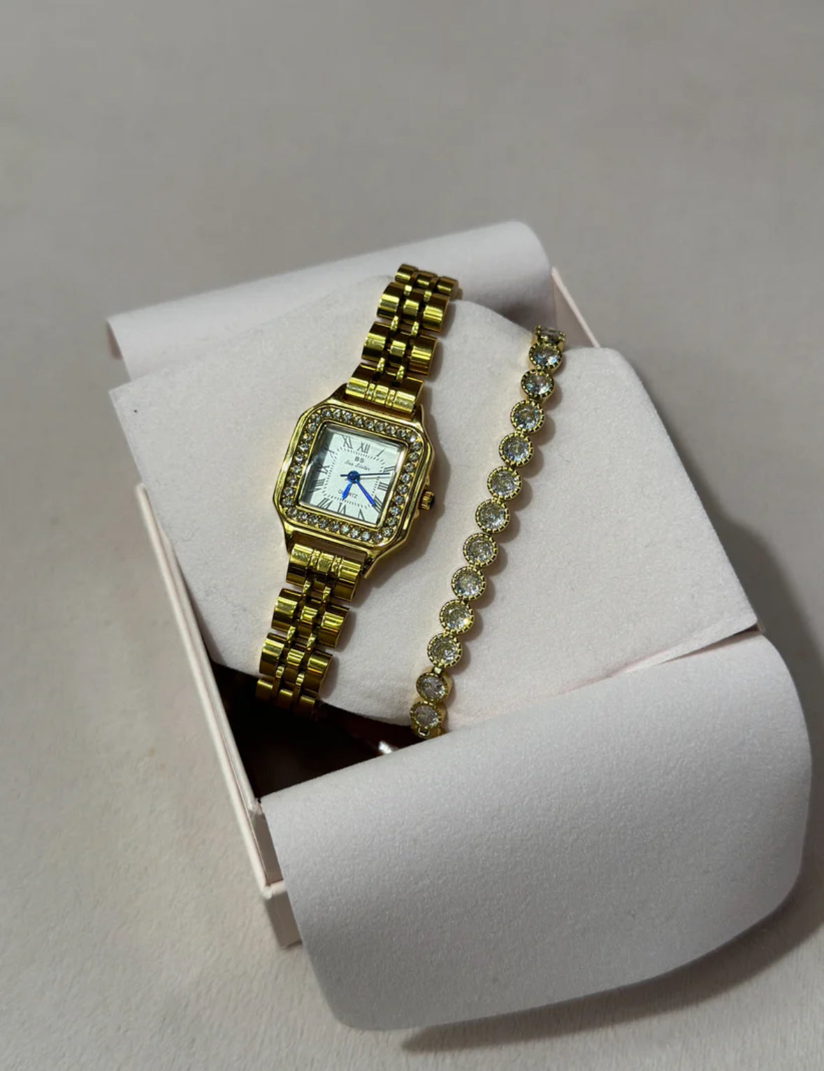 Square Diamond watch panthère inspired