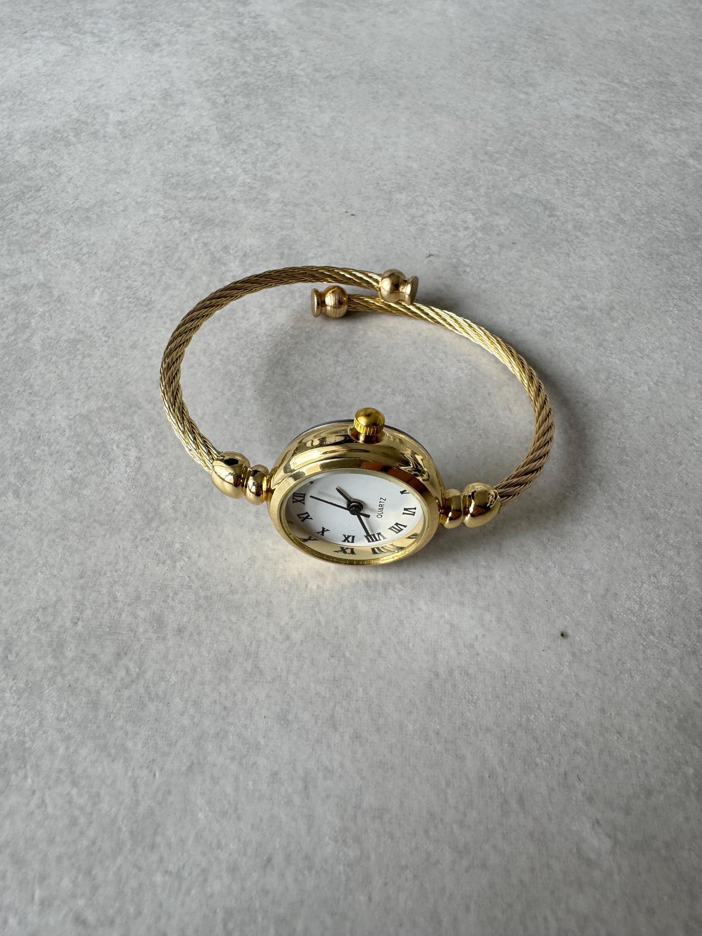 Dainty gold watch, vintage watch women
