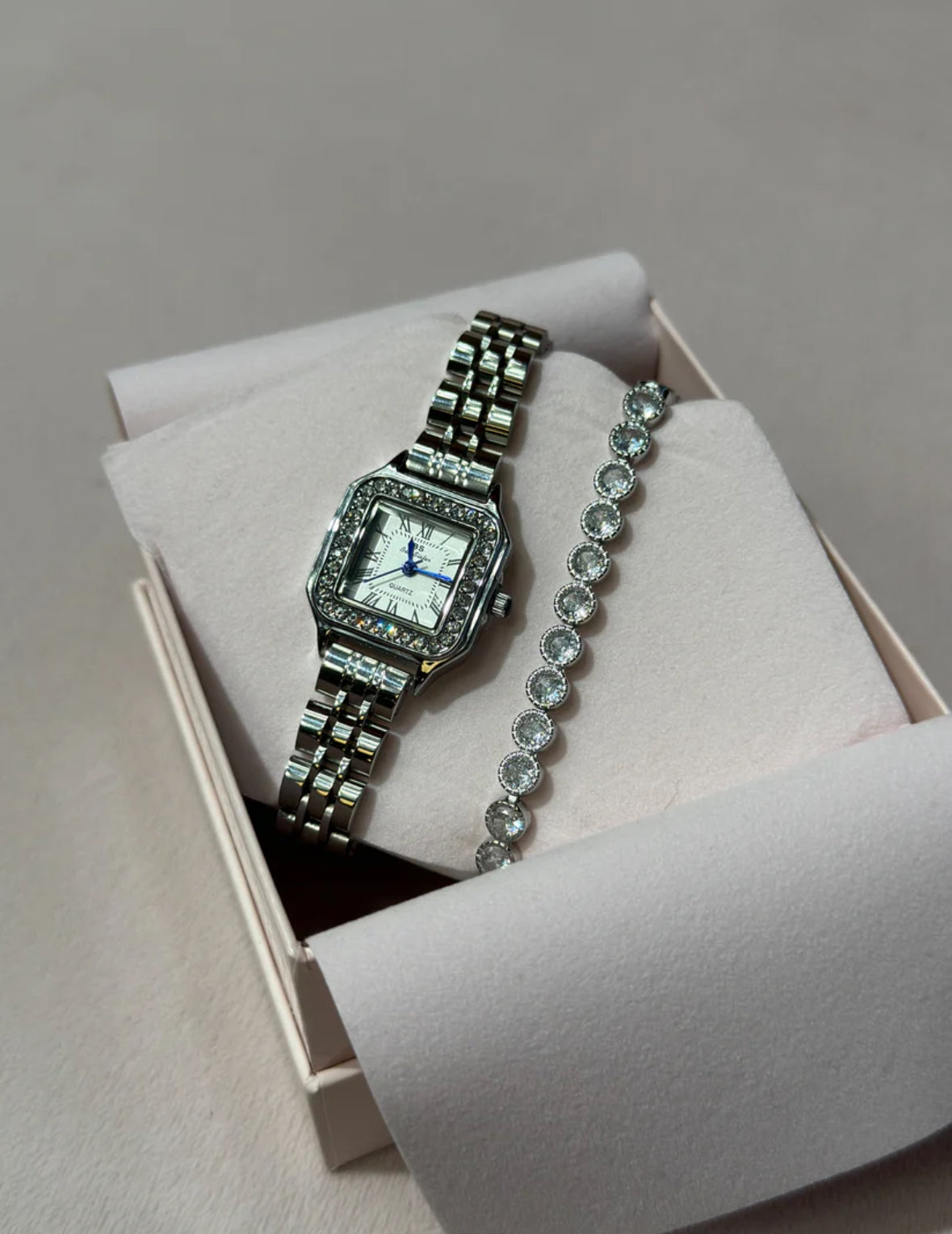 Square Diamond watch panthère inspired