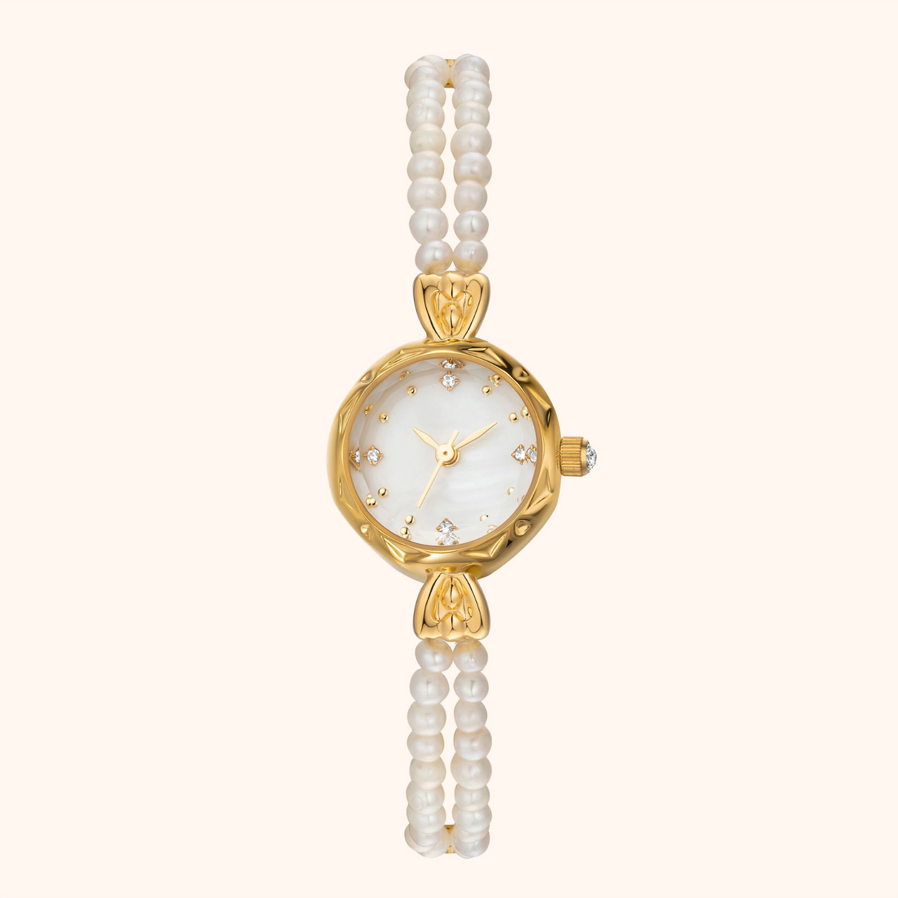 Pearl Gold women’s Watch | Vintage inspired
