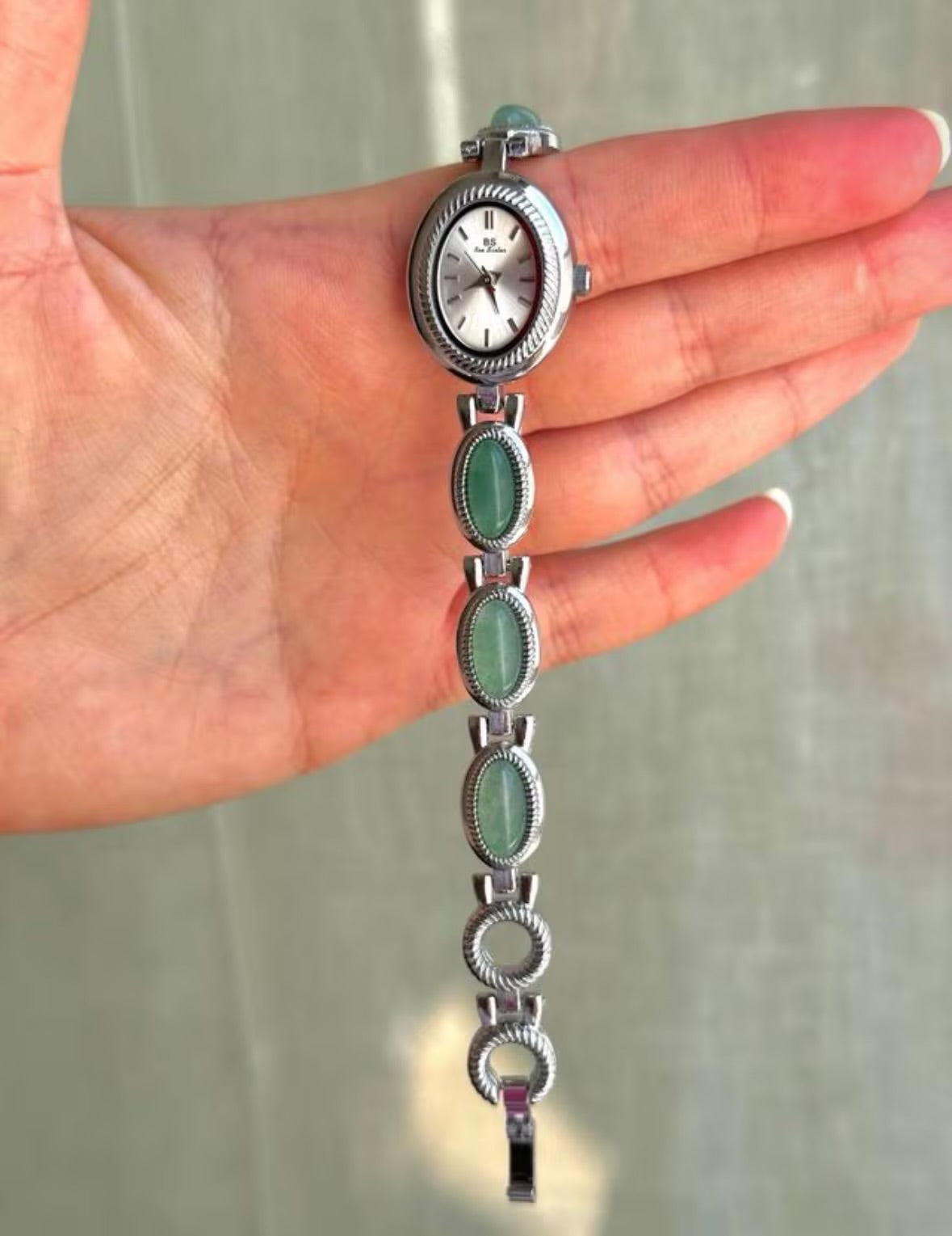 Old money silver gemstone watch | Vintage inspired