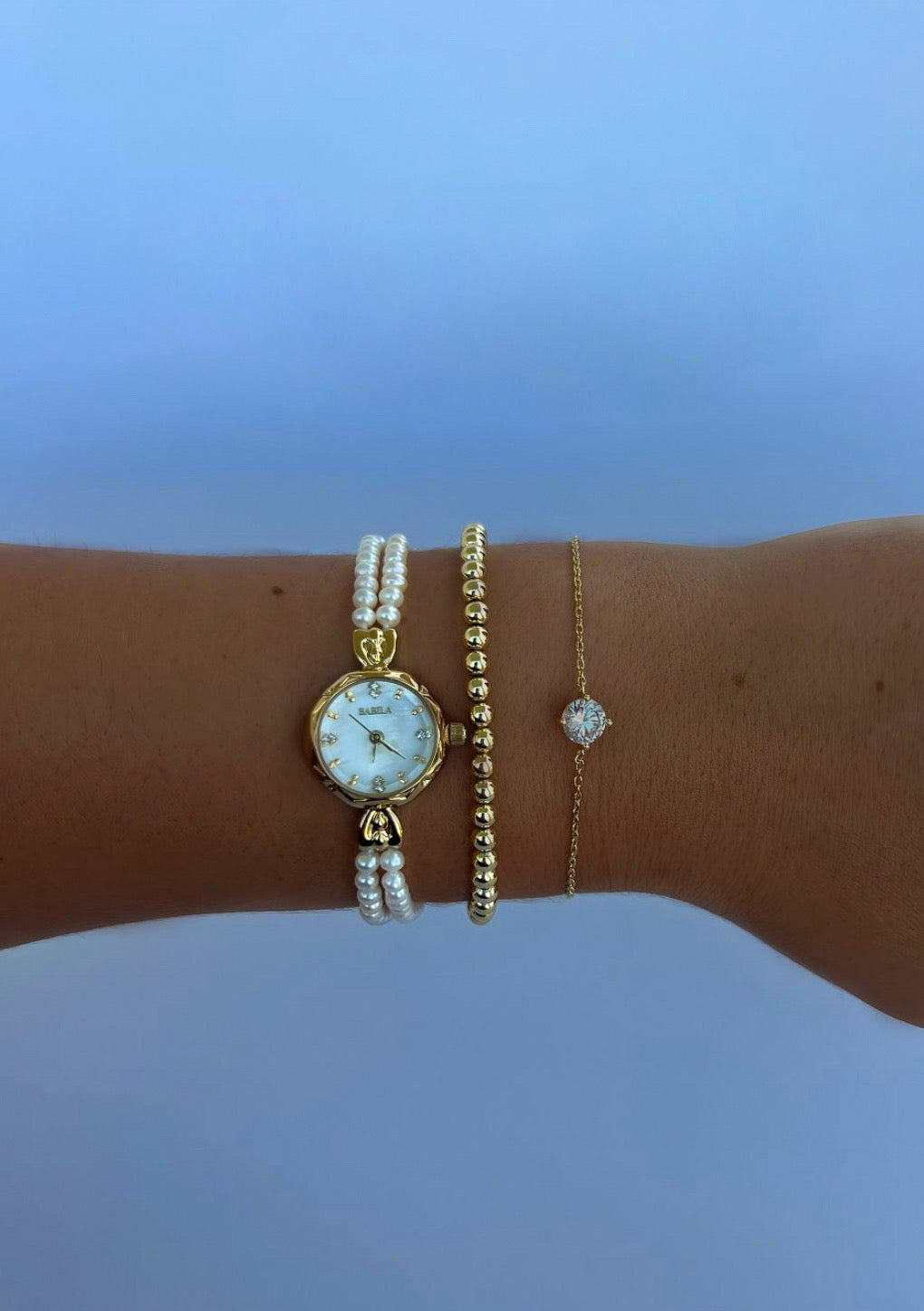 Pearl Gold women’s Watch | Vintage inspired