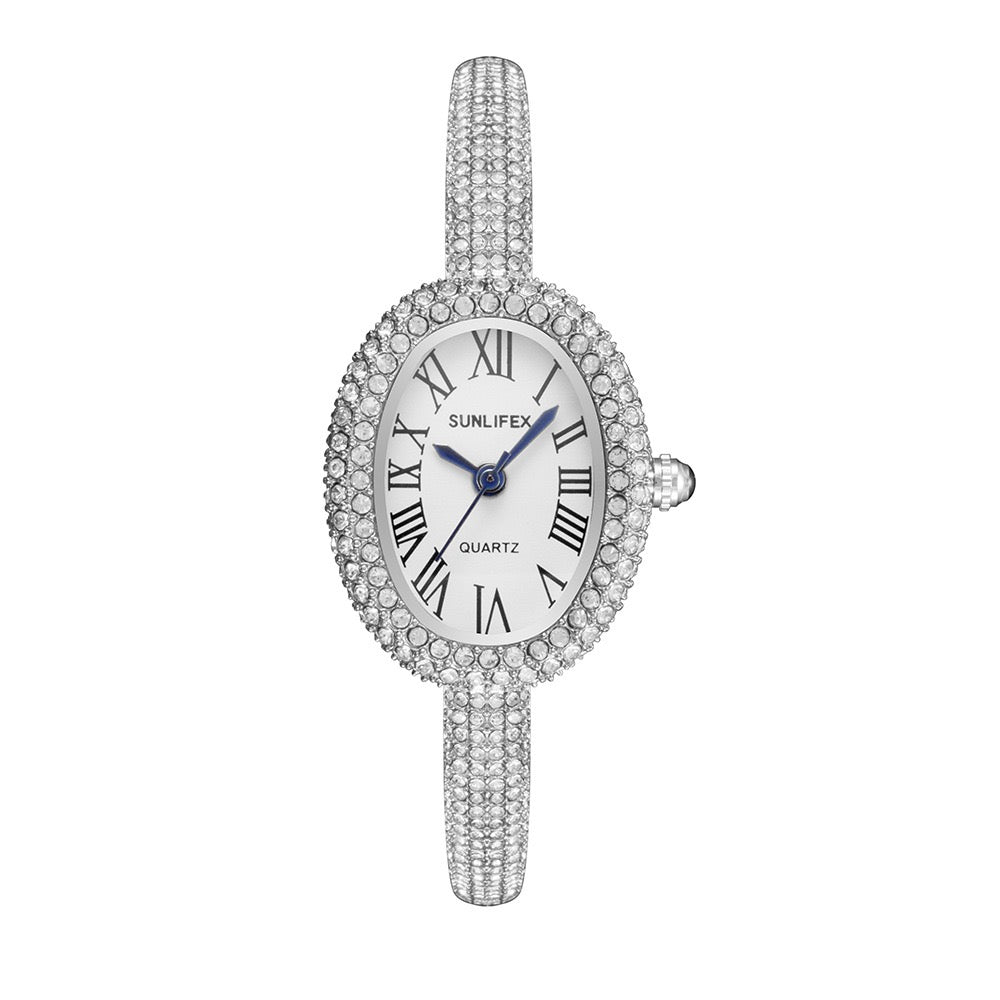 Gold bangle watch watch | Vintage inspired