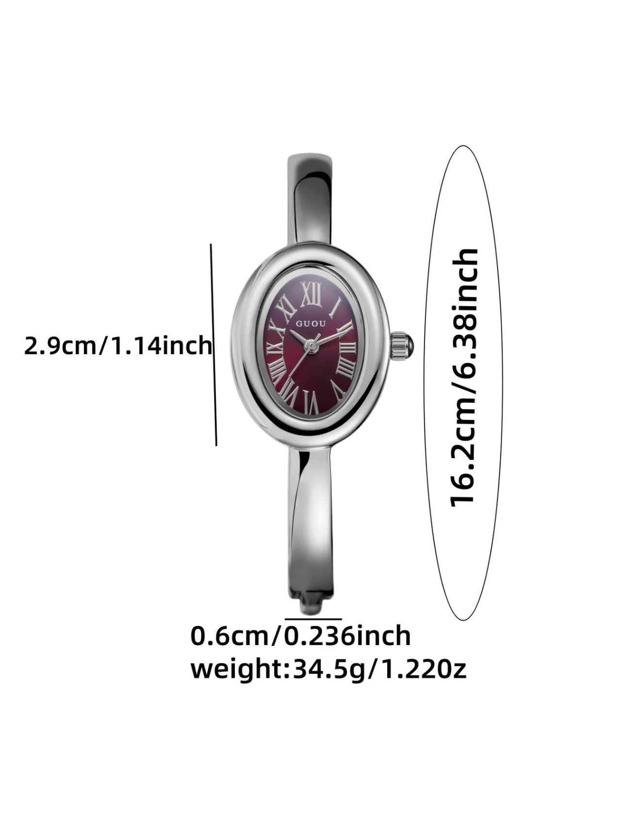 Gold bangle watch watch | Vintage inspired - PrettyCuteWrist