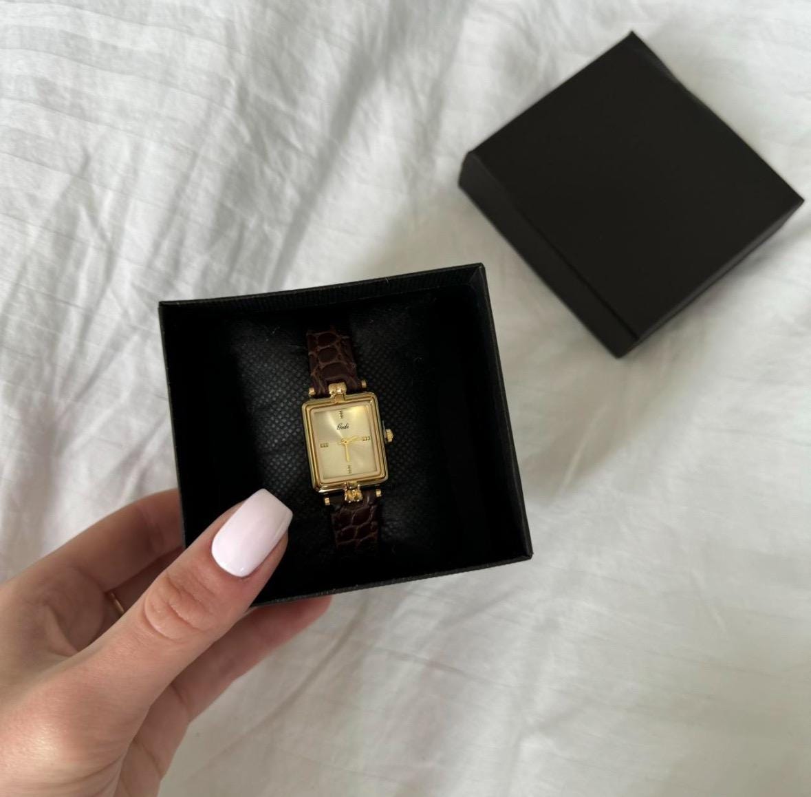 Vintage dainty gold watch