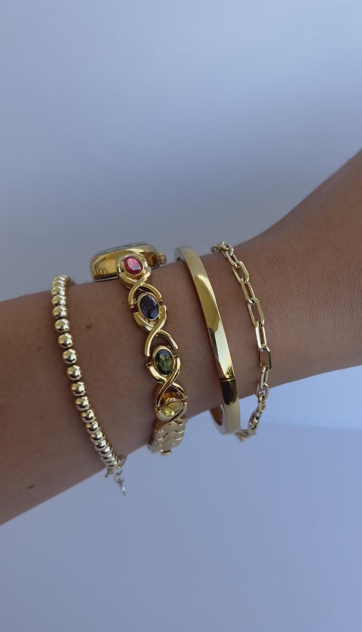 Vintage Dainty Gold Watch, Old Money women watch