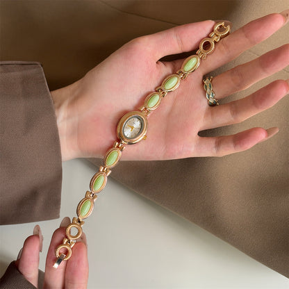 Old money gold gemstome watch | Vintage inspired