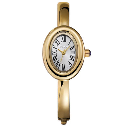 Gold bangle watch watch | Vintage inspired
