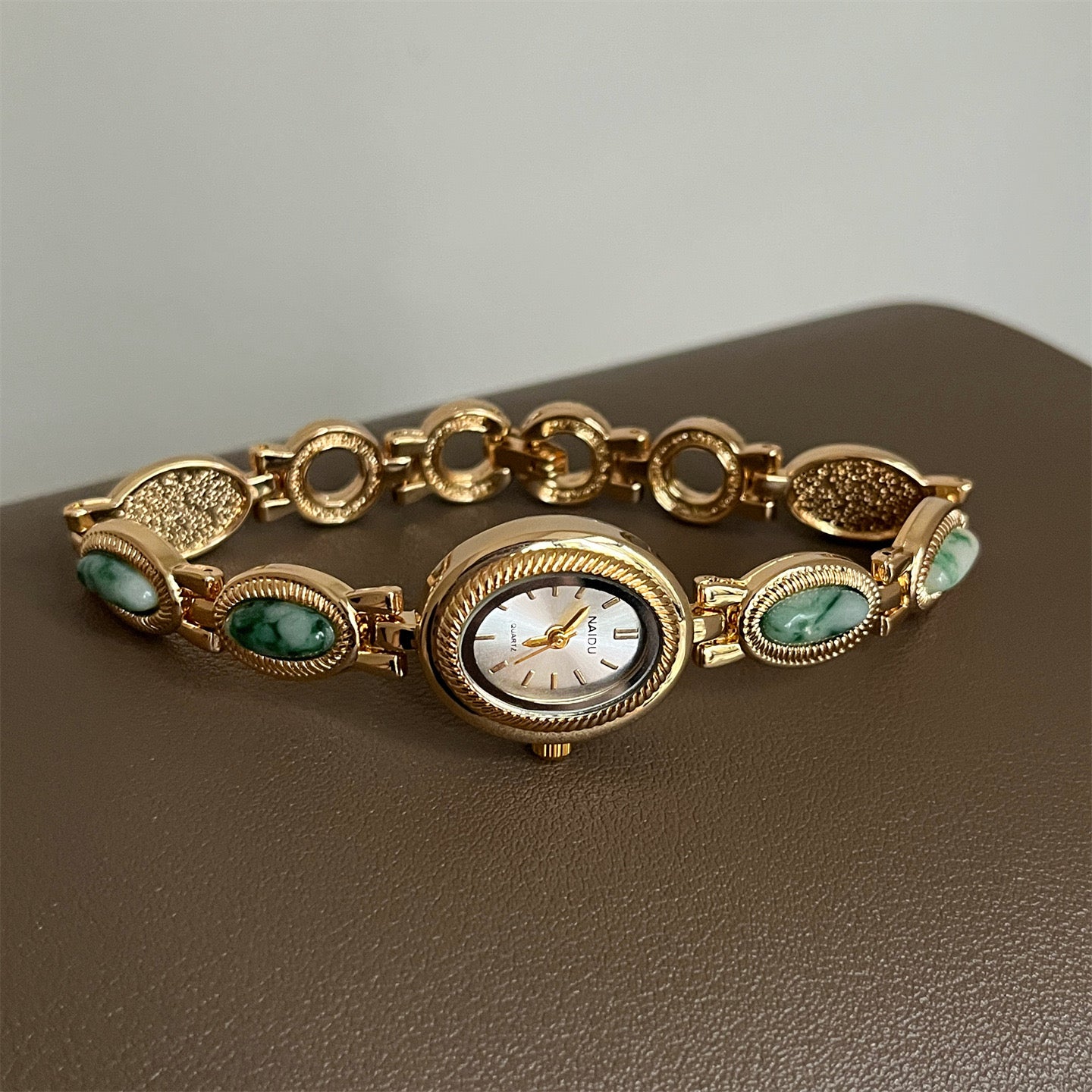 Old money gold gemstome watch | Vintage inspired