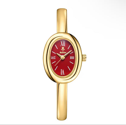 Gold bangle watch watch | Vintage inspired