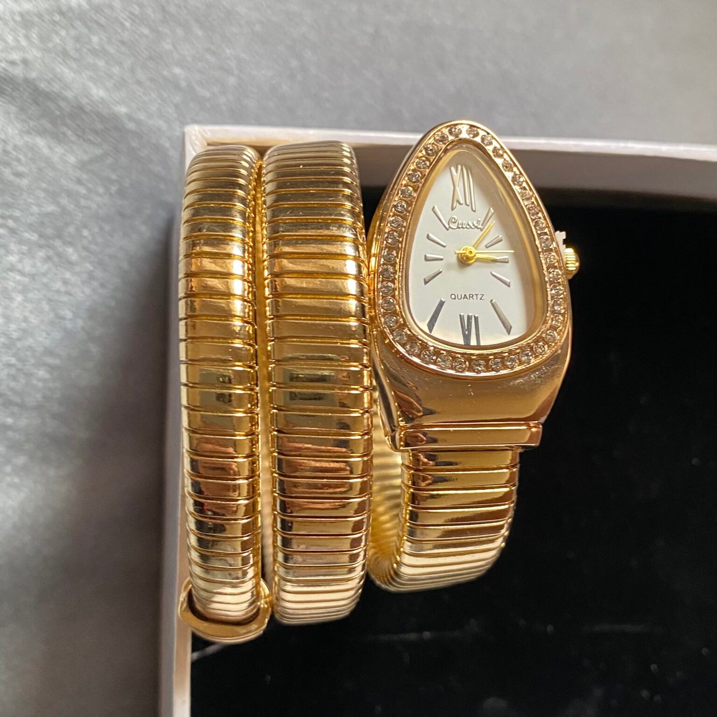 Luxury snake gold watch | vintage inspired