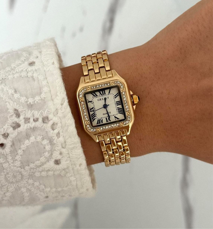 Montre vintage, montre délicate, montre en or pour femme