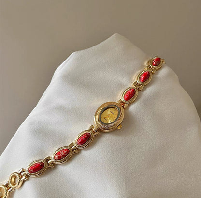Old money gold dial gemstome watch | Vintage inspired