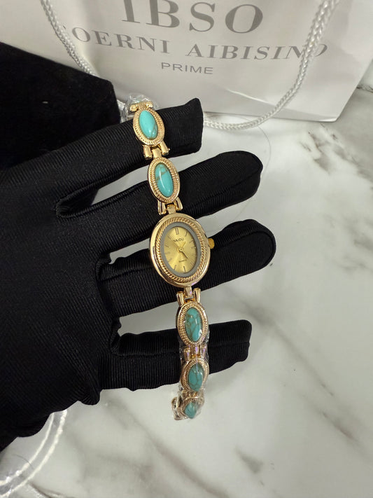 Old money gold dial gemstome watch | Vintage inspired