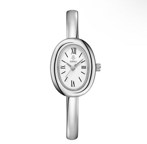 Silver white dial