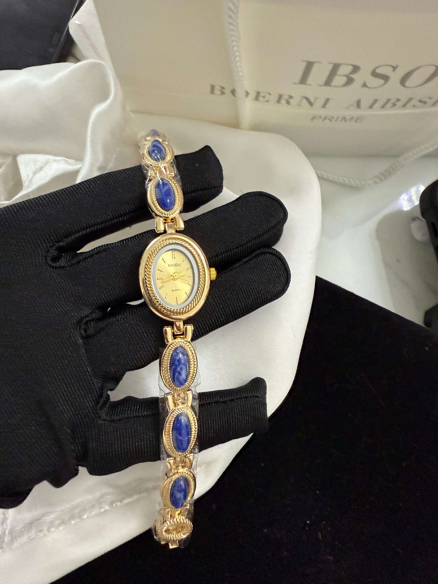 Old money gold dial gemstome watch | Vintage inspired - PrettyCuteWrist
