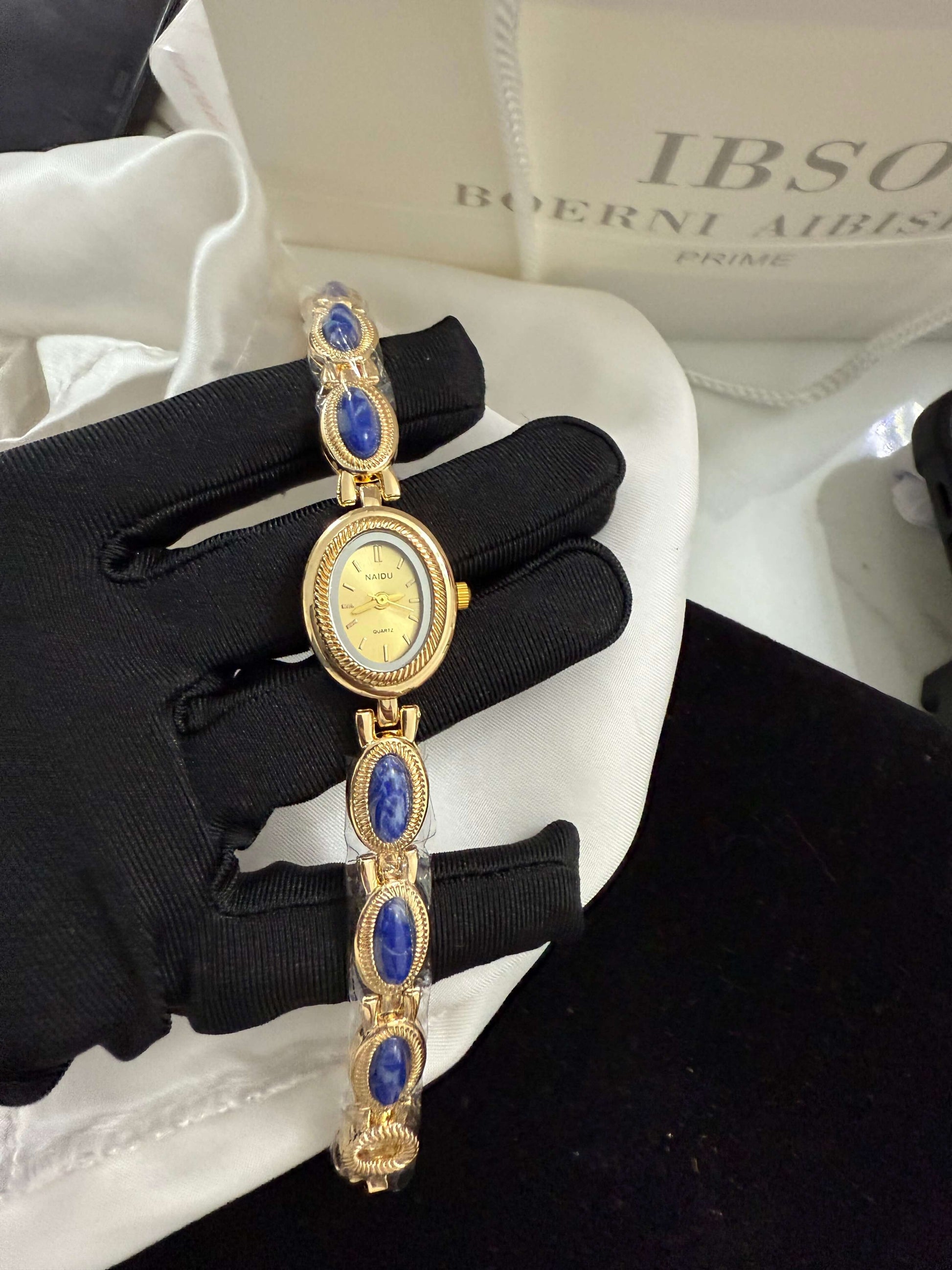 Old money gold dial gemstome watch | Vintage inspired - PrettyCuteWrist