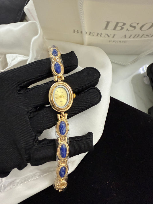 Old money gold dial gemstome watch | Vintage inspired