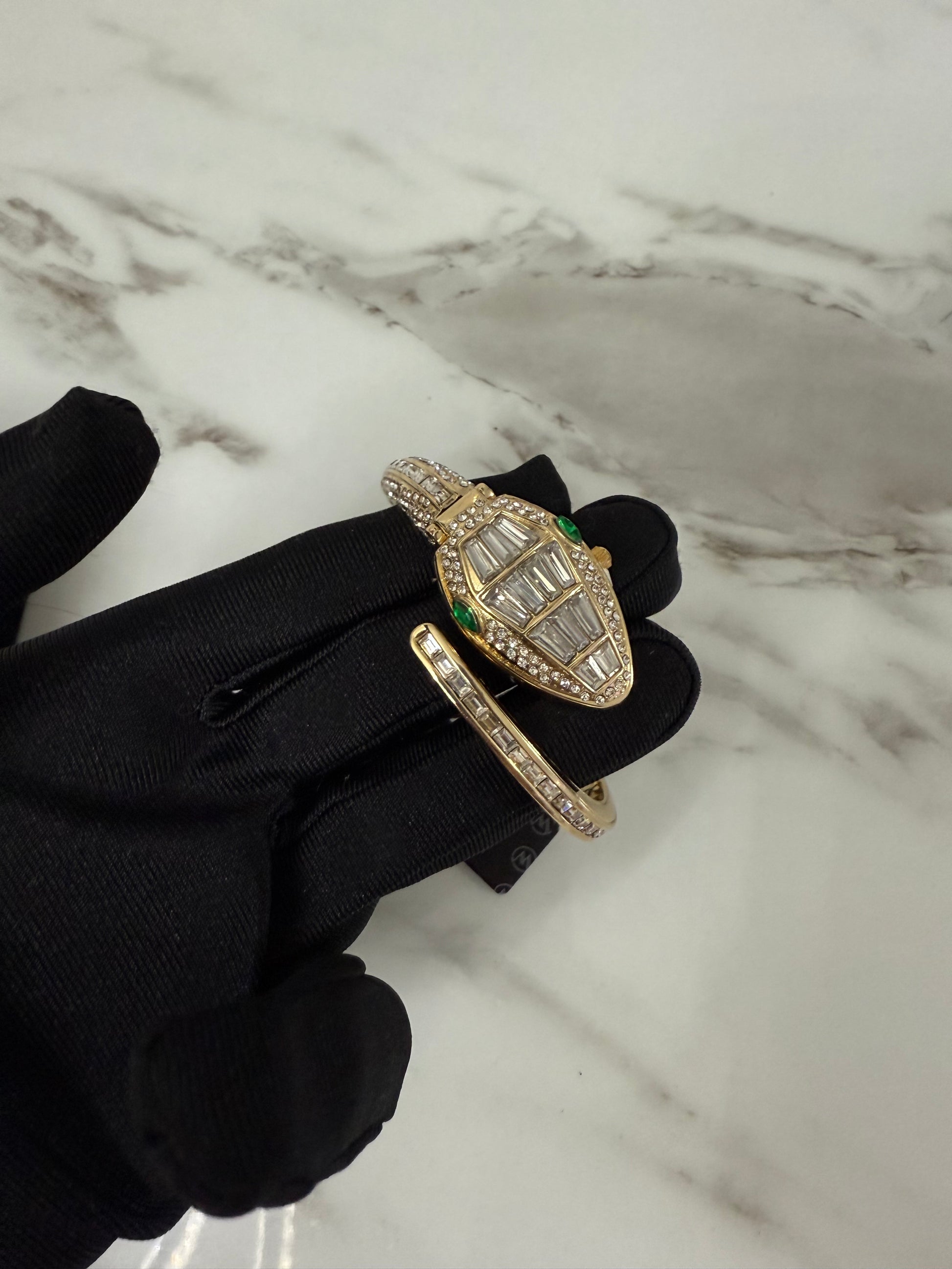 Luxury snake gold and silver watch - PrettyCuteWrist