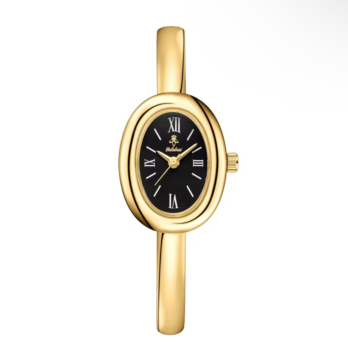 Gold bangle watch watch | Vintage inspired