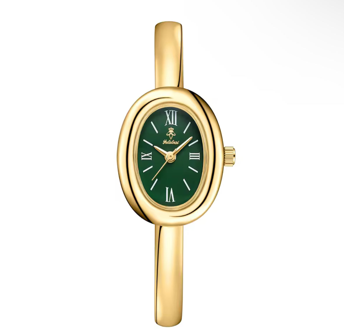 Gold bangle watch watch | Vintage inspired