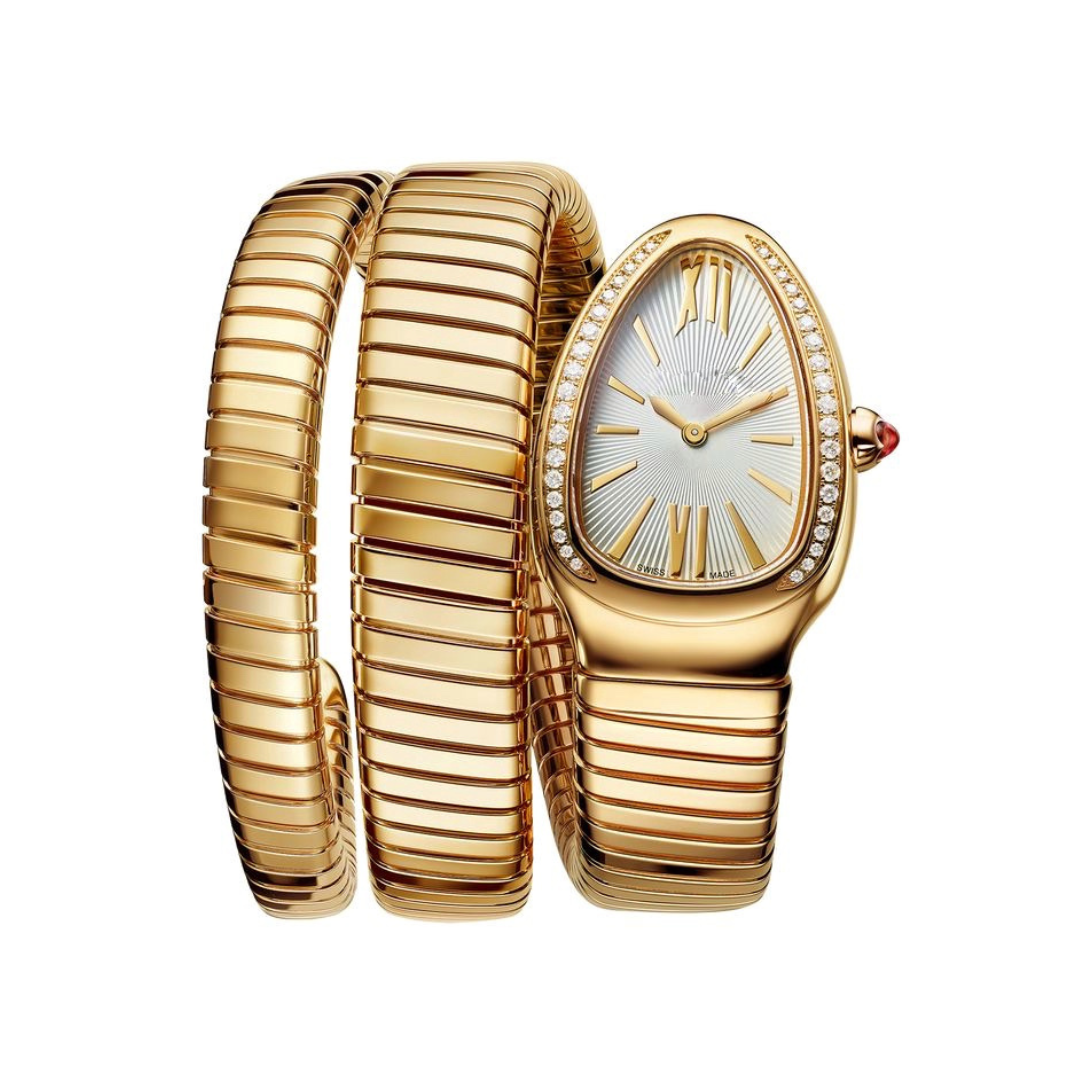 Luxury snake gold watch | vintage inspired