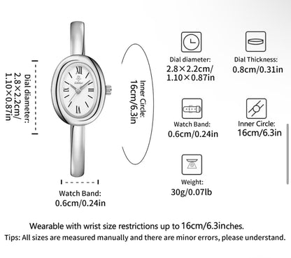 Gold bangle watch watch | Vintage inspired