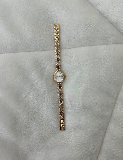 Vintage Dainty Gold Watch, Old Money women watch