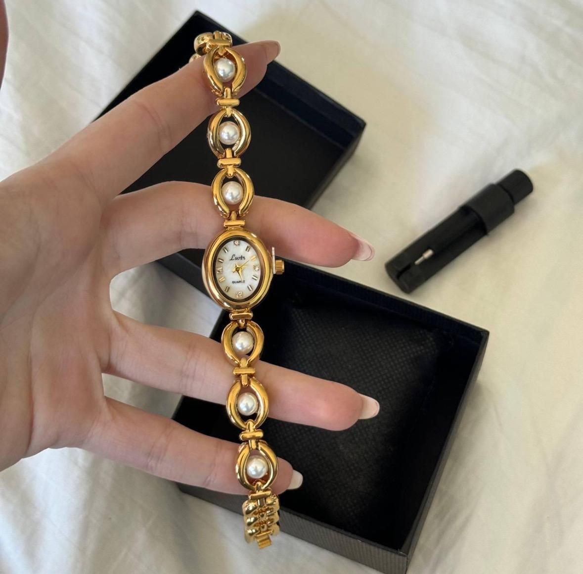 Pearl Gold women’s Watch | Vintage inspired